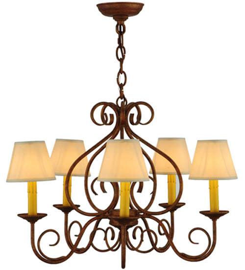 26" Wide Jenna 5 Light Chandelier