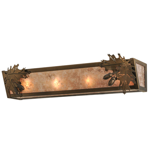 24"W Oak Leaf & Acorn Vanity Light