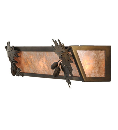 24"W Oak Leaf & Acorn Vanity Light