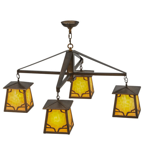 41"Wide Kirkpatrick 4 Light Chandelier