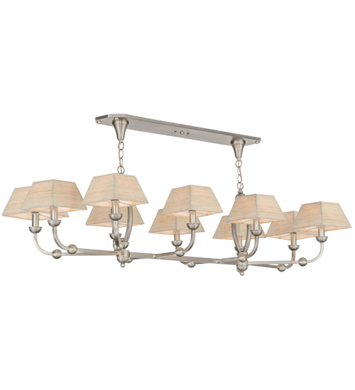 58"L Cesta 10 Lt Oblong Chandelier