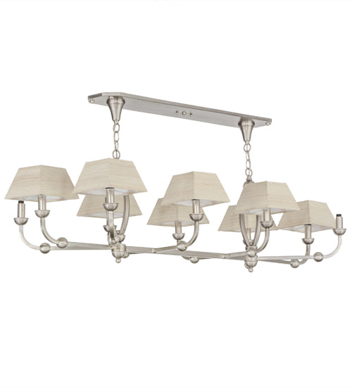 58"L Cesta 10 Lt Oblong Chandelier