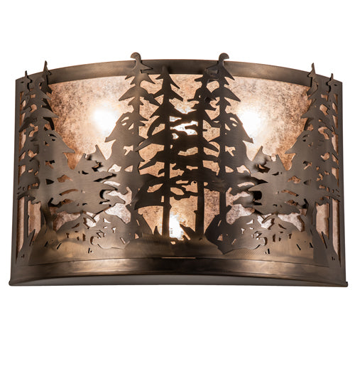 20" Wide Tall Pines Wall Sconce