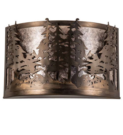 20" Wide Tall Pines Wall Sconce