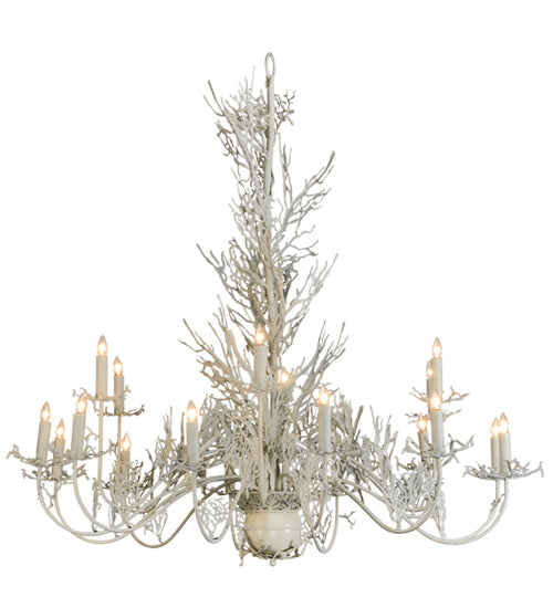 72"W Coral 18 Lt Chandelier