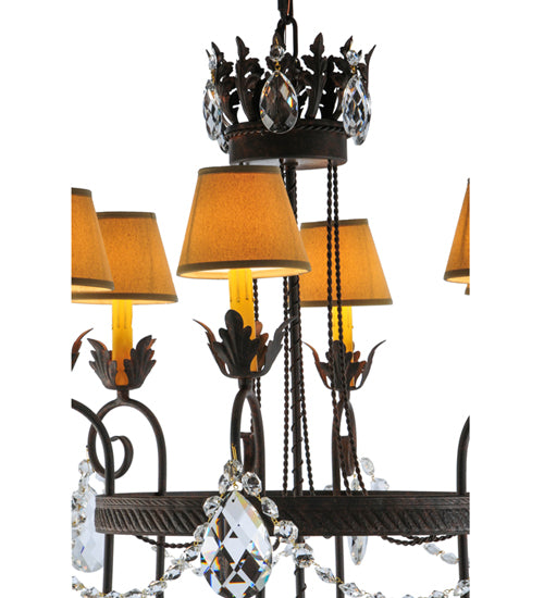 27"W Antonia 6 Lt Chandelier