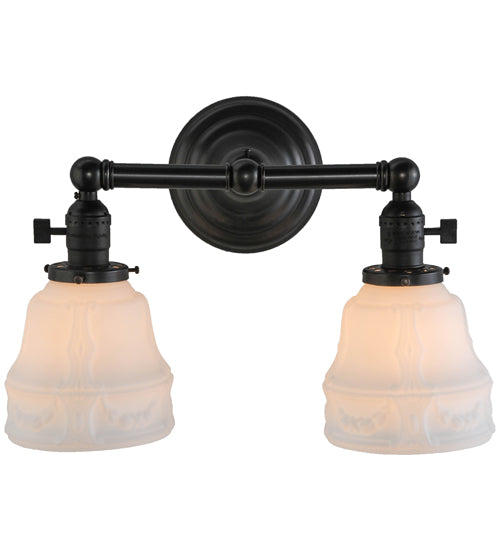 15"W Revival Chelsea 2 Lt Garland Wall Sconce