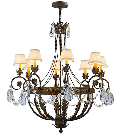 39"W Antonia 8 Lt Chandelier