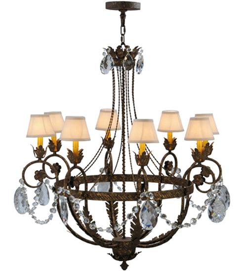 39"W Antonia 8 Lt Chandelier