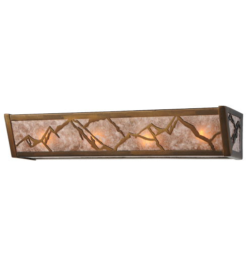 24" Long Mountain Range Vanity Light