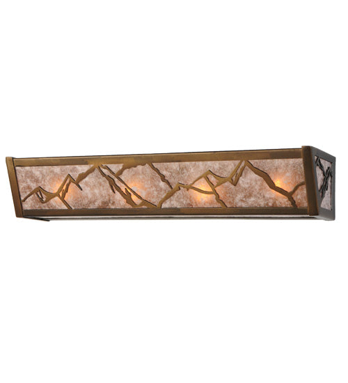 24" Long Mountain Range Vanity Light