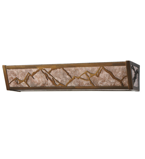 24" Long Mountain Range Vanity Light