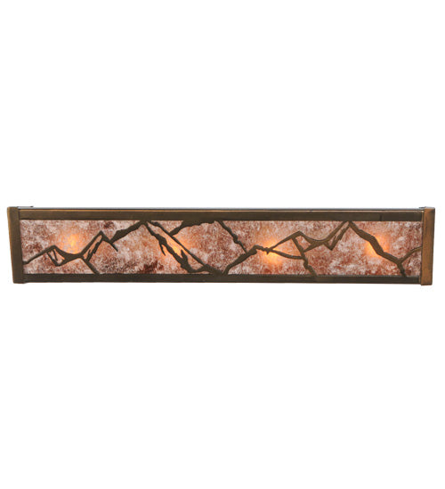 24" Long Mountain Range Vanity Light