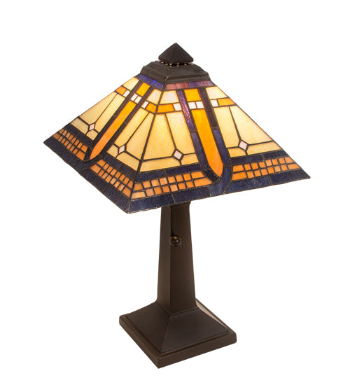 16"H Sierra Prairie Mission Accent Lamp