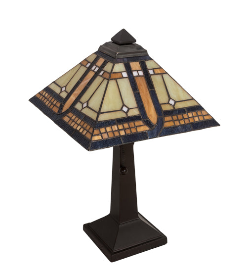 16"H Sierra Prairie Mission Accent Lamp