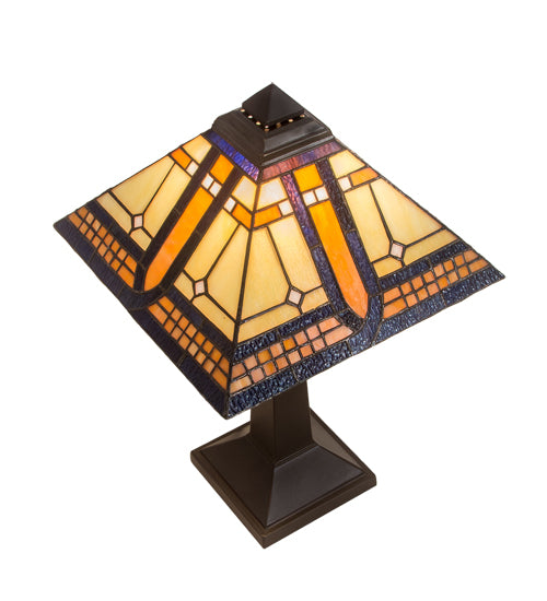 16"H Sierra Prairie Mission Accent Lamp