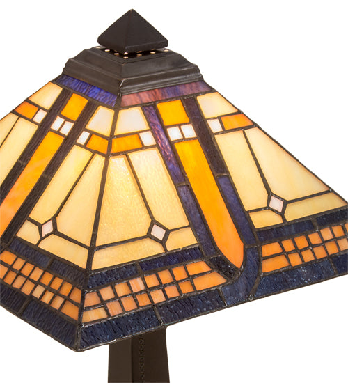 16"H Sierra Prairie Mission Accent Lamp