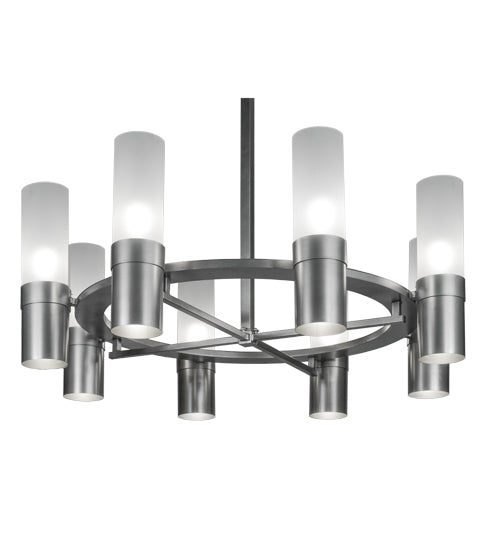 62"W Farmington 8 Lt Chandelier