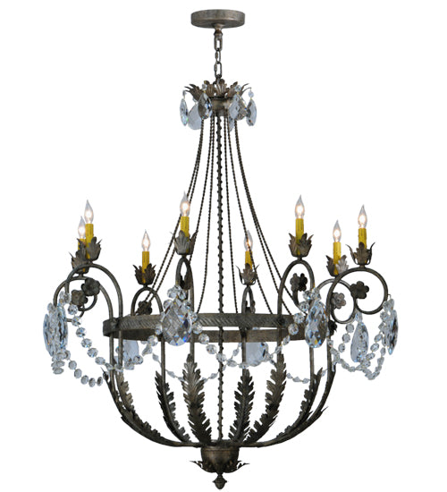 43"W Antonia 8 Lt Chandelier