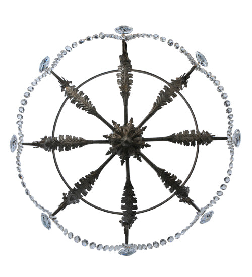 43"W Antonia 8 Lt Chandelier