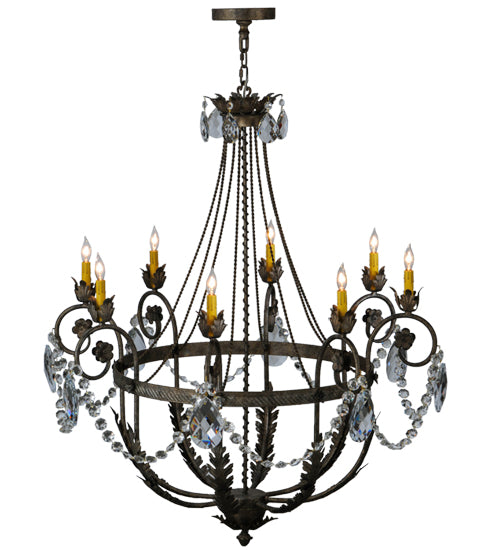 43"W Antonia 8 Lt Chandelier