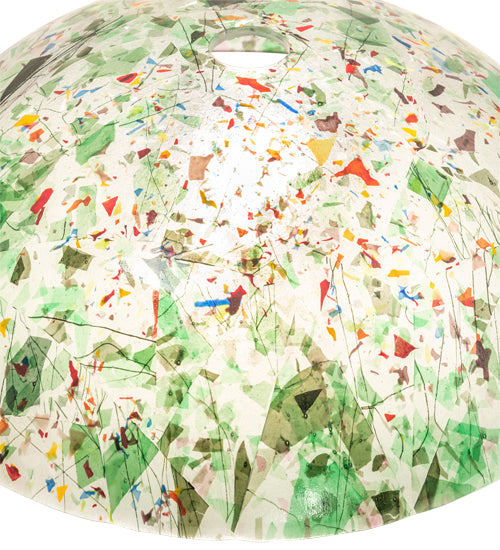 16" Wide Metro Fusion Confetti Glass Replacement Shade