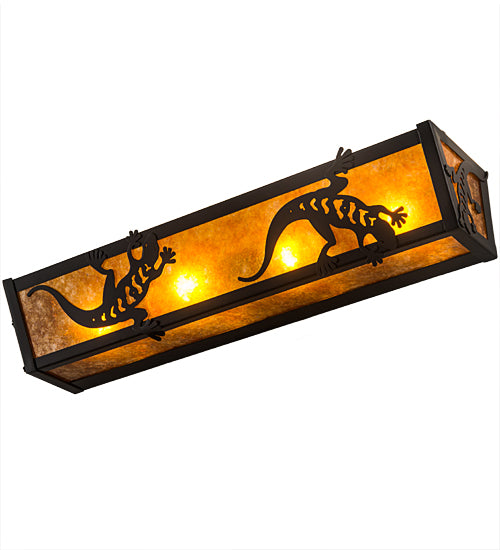 24"W Gecko Vanity Light