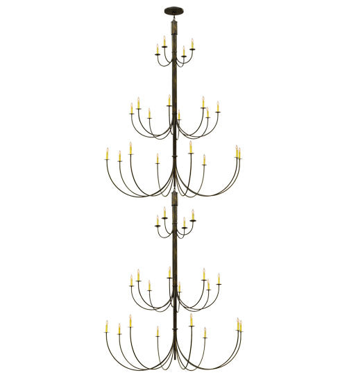 78" Wide Cheal 40 Light Double Chandelier