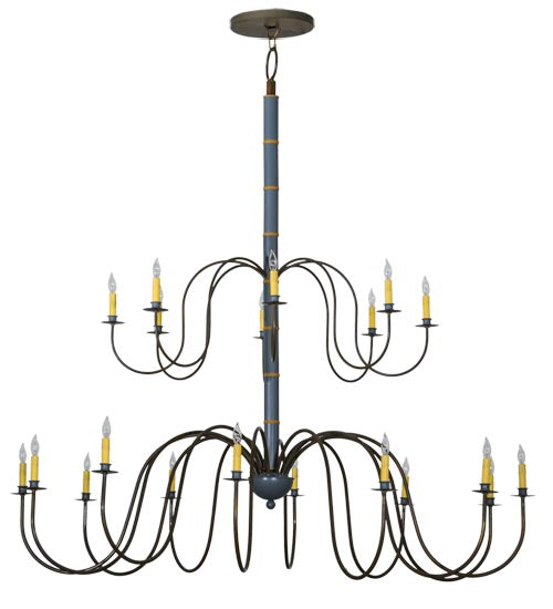 68"W Marseille 20 Lt Two Tier Chandelier