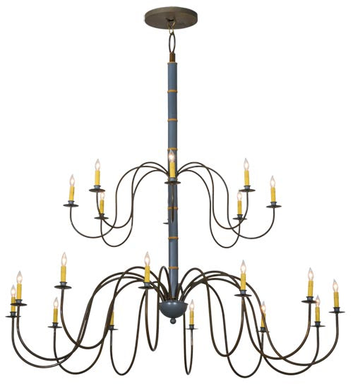 68"W Marseille 20 Lt Two Tier Chandelier