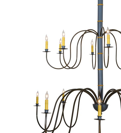 68"W Marseille 20 Lt Two Tier Chandelier