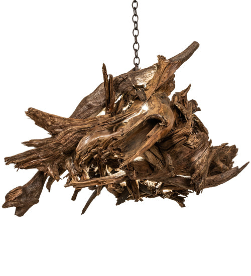 38" Wide Driftwood LED Pendant