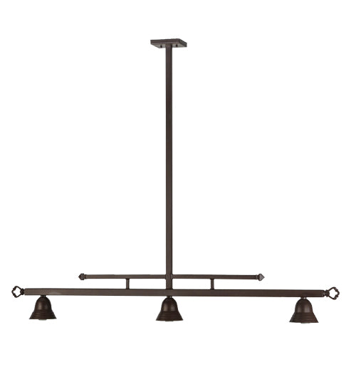 58.5" Long Steppe 3 Light Pendant Hardware