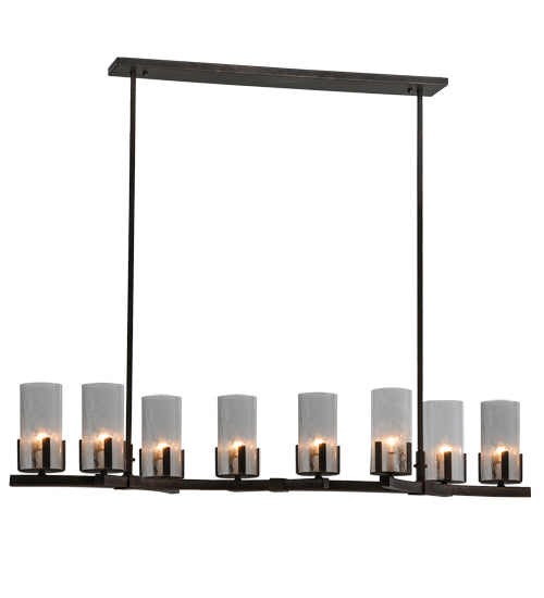 53" Long Cero 8 Light Oblong Chandelier