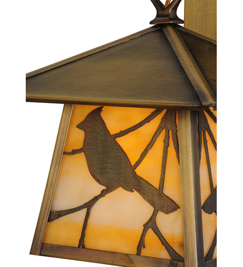 8"W Stillwater Song Bird Hanging Wall Sconce