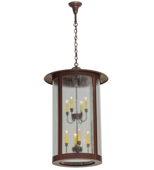 24"W Fulton Hanging Lantern Pendant