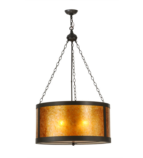 28"W Smythe Craftsman Inverted Pendant