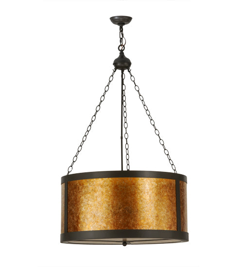 28"W Smythe Craftsman Inverted Pendant