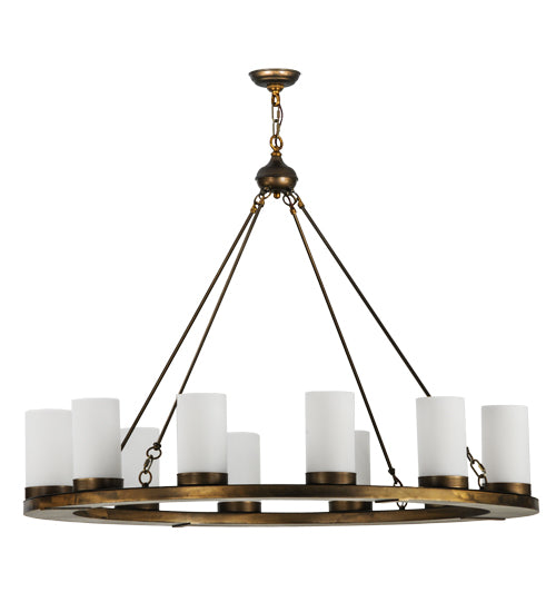 48"W Loxley 12 Lt Chandelier