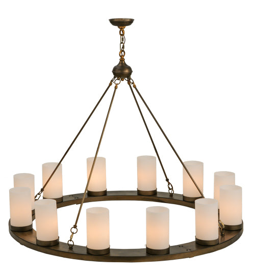 48"W Loxley 12 Lt Chandelier