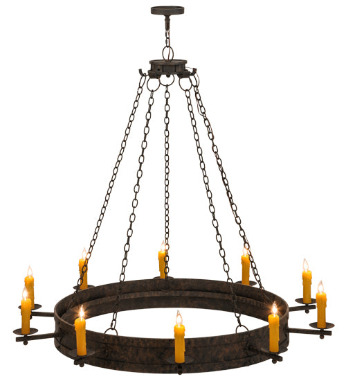 60"W Parnella 10 Lt Chandelier