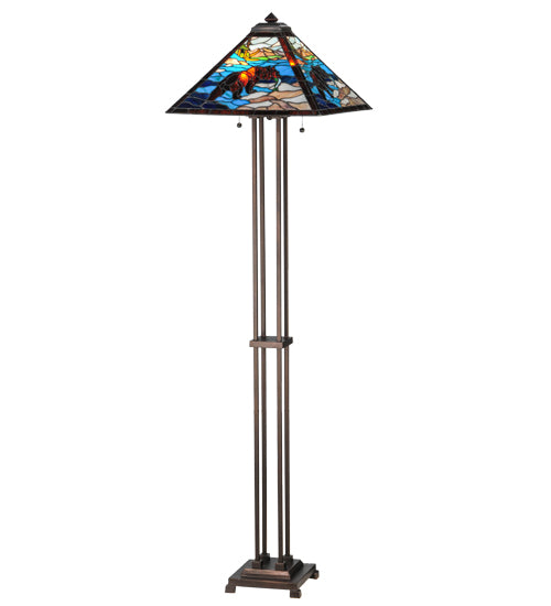 62.5" High Grizzly Bear Floor Lamp