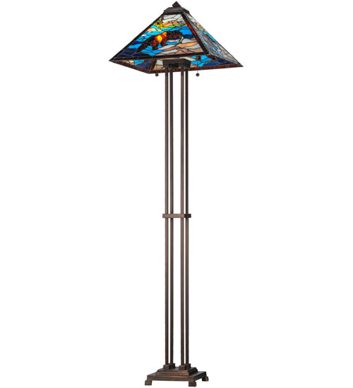 62.5" High Grizzly Bear Floor Lamp