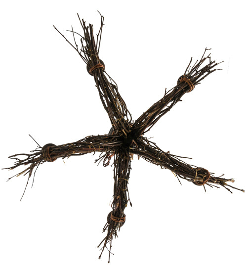 28" Wide Twigs 5 Light Chandelier