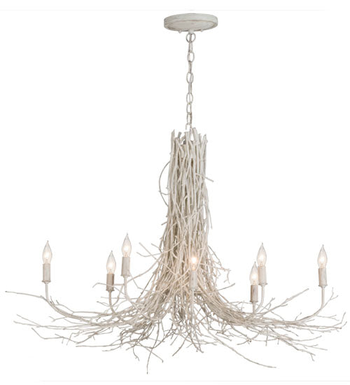 40"L Twigs 8 Lt Chandelier