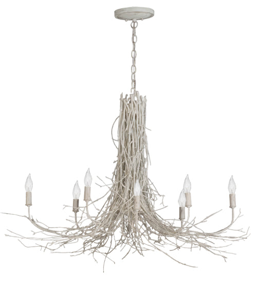 40"L Twigs 8 Lt Chandelier