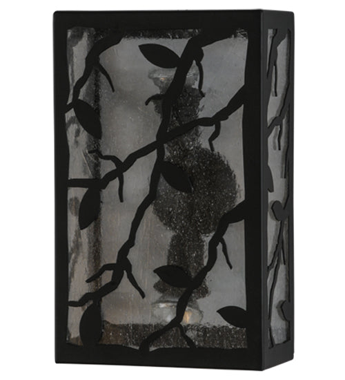 10"W Branches With Leaves Wall Sconce