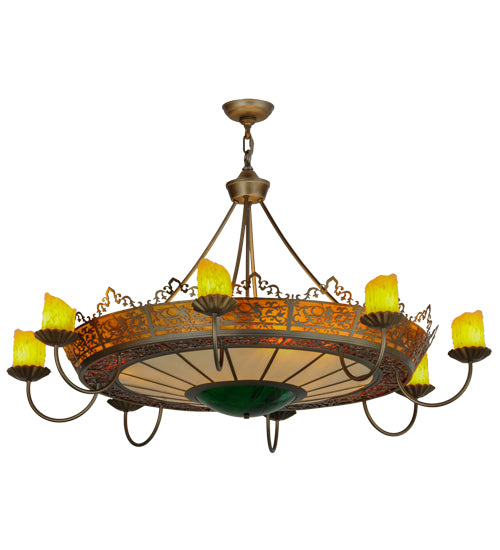 47"W Stanley 8 Arm Chandelier