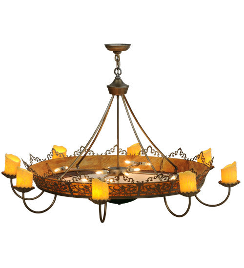 47"W Stanley 8 Arm Chandelier