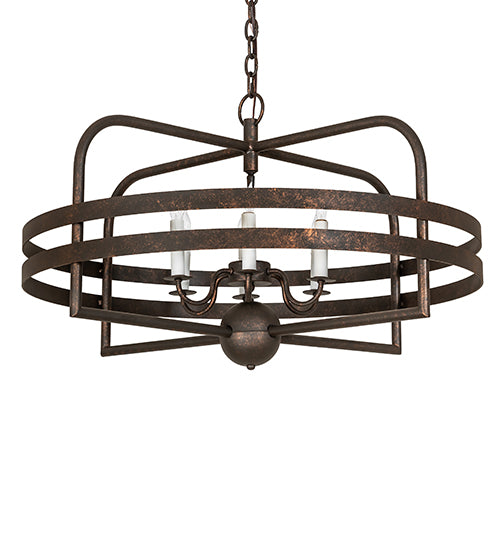 32" Wide Aldari 6 Lt Chandelier